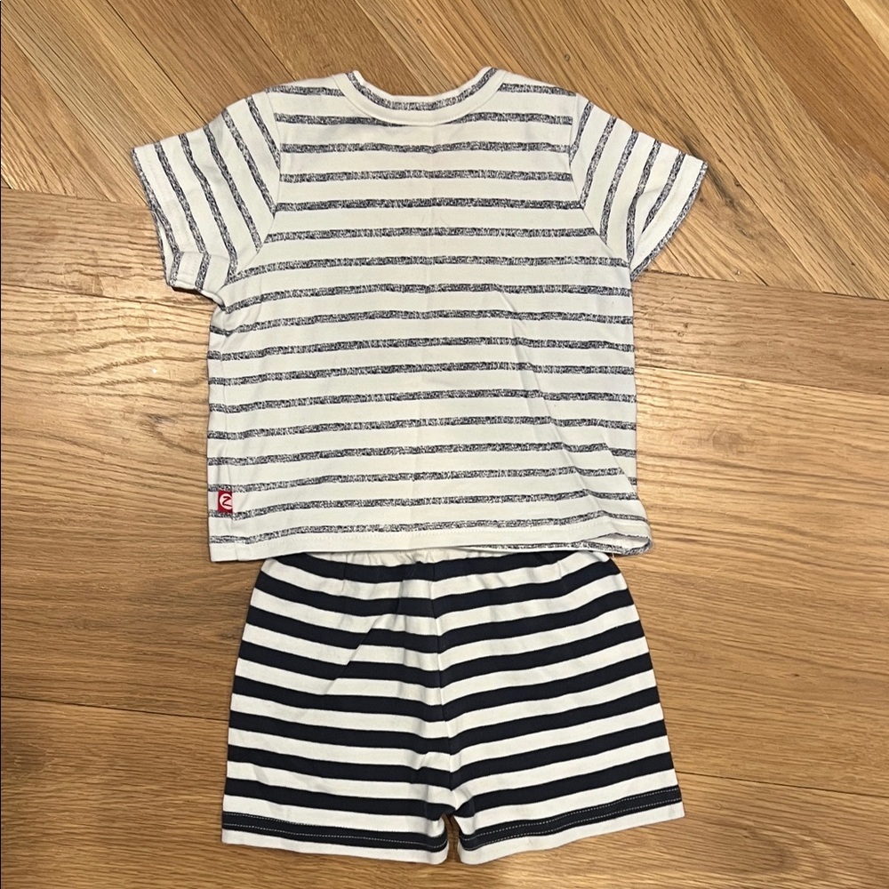 Zutano  Nautical Striped Squid Set - 12 mo - Picture 5 of 5